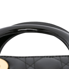 Large Patent Cannage Lady Dior