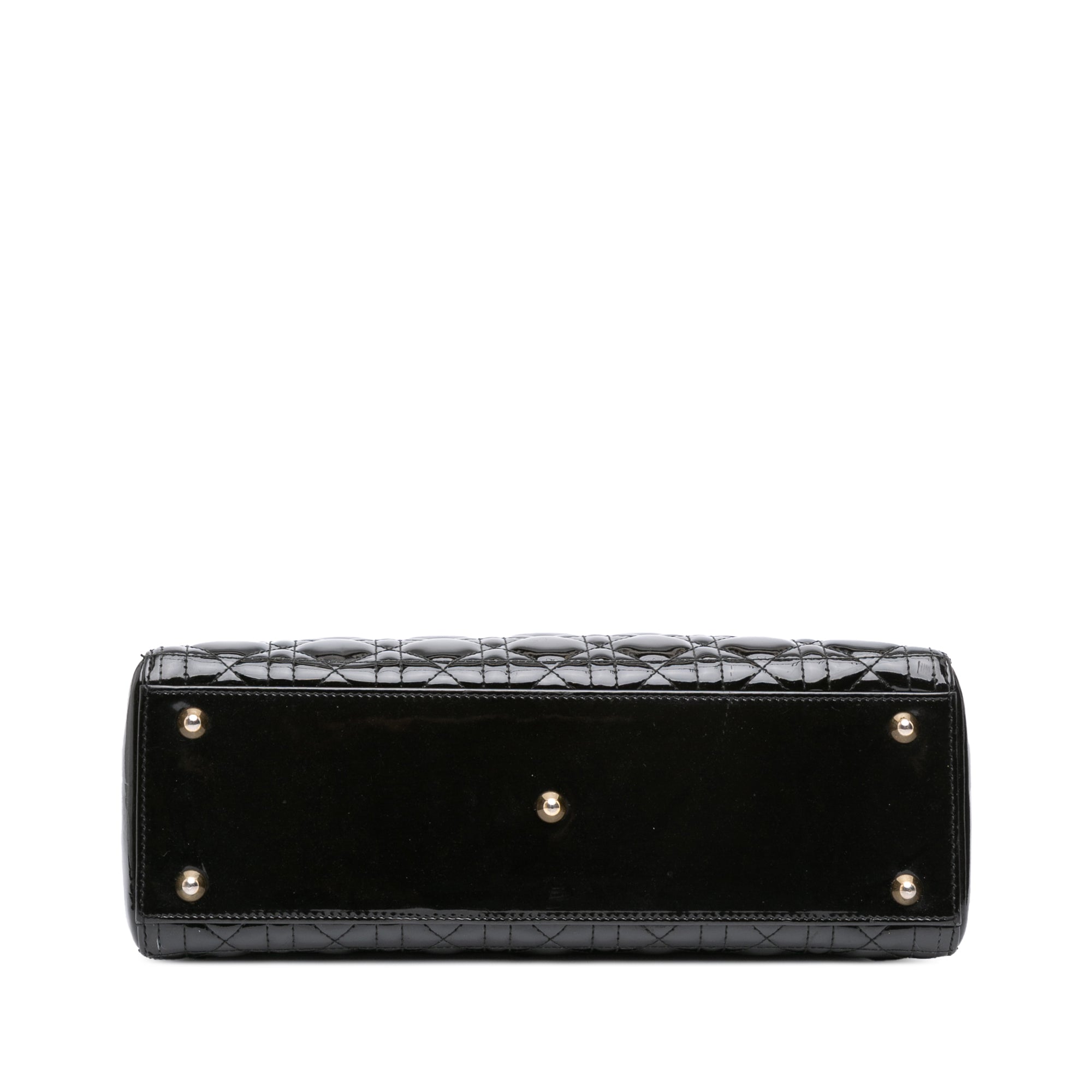 Large Patent Cannage Lady Dior