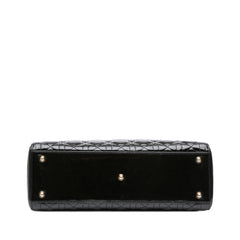 Large Patent Cannage Lady Dior