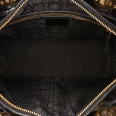 Large Patent Cannage Lady Dior