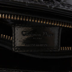 Large Patent Cannage Lady Dior