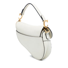 Mini Grained Calfskin Saddle Bag