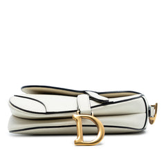 Mini Grained Calfskin Saddle Bag