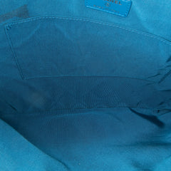 Large Quilted Lambskin Flap O Case Clutch
