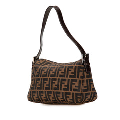Zucca Canvas Double Flap Shoulder Bag