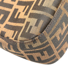 Zucca Canvas Double Flap Shoulder Bag
