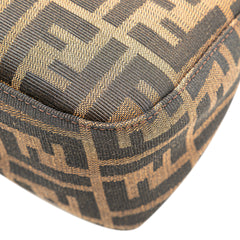 Zucca Canvas Double Flap Shoulder Bag