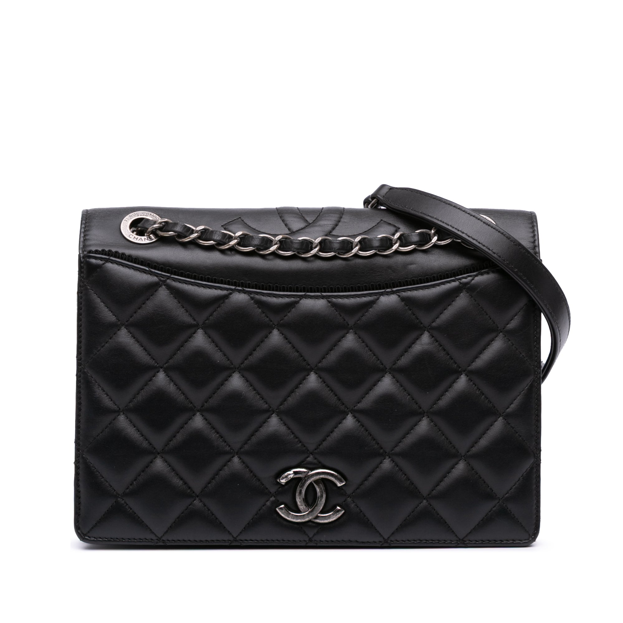Medium Quilted Lambskin Ballerine Flap
