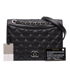 Medium Quilted Lambskin Ballerine Flap