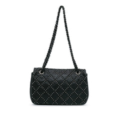 Washed Lambskin Studded Metal Beauty Flap_2