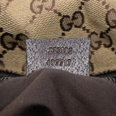GG Canvas Web Duffle Bag
