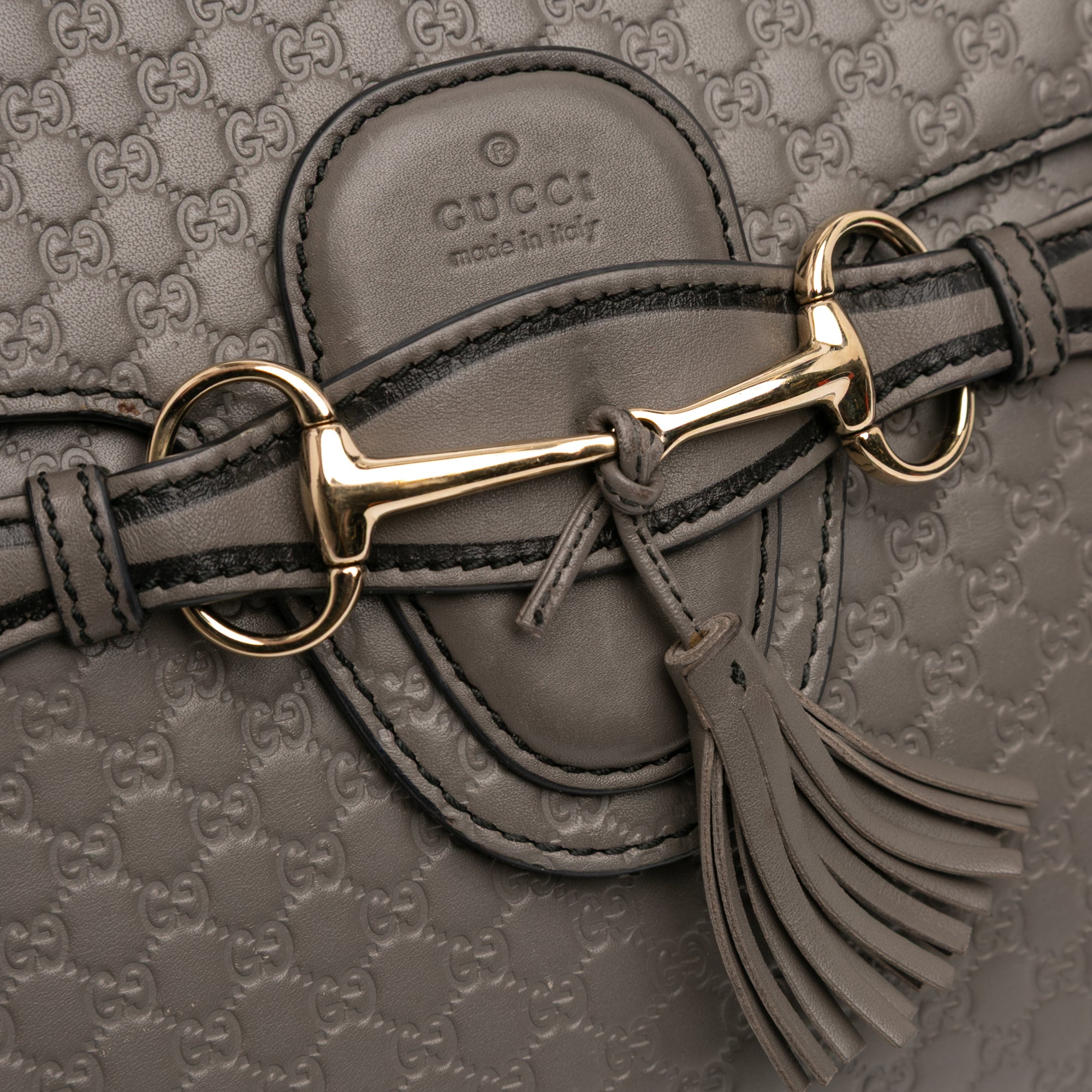 Medium Microguccissima Emily Shoulder Bag