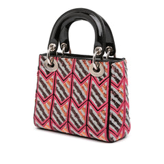 Mini Patent Sequined Lady Dior
