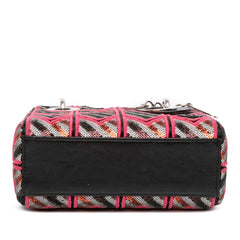 Mini Patent Sequined Lady Dior