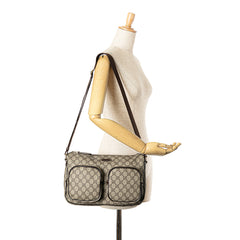 GG Supreme Double Pocket Crossbody
