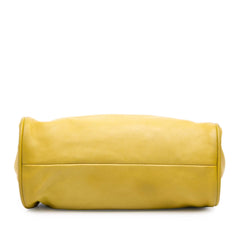 Lambskin Camellia Frame Clutch