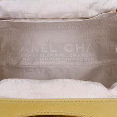 Lambskin Camellia Frame Clutch
