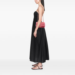 CC Quilted Shearling and Tweed Single Flap