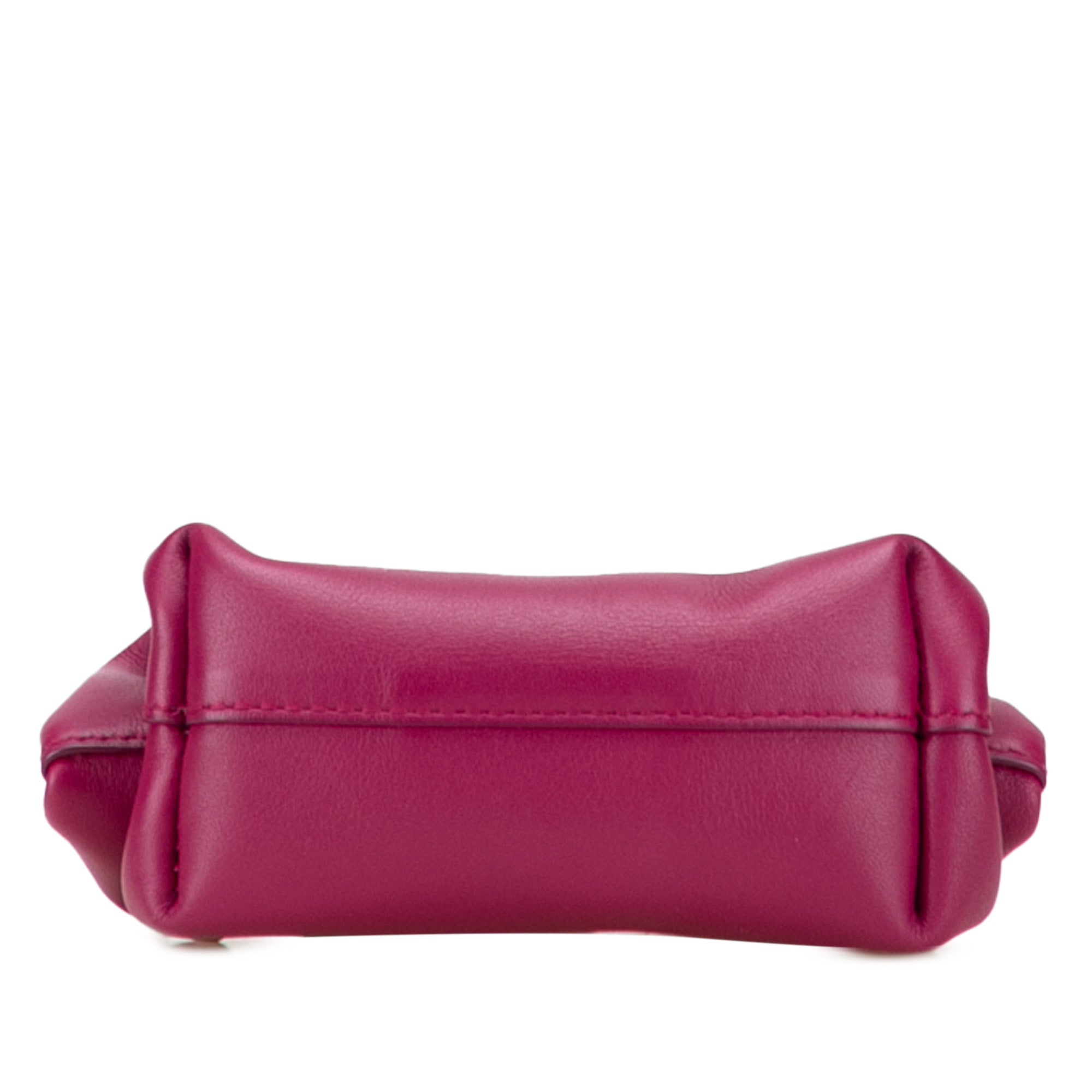 Leather Point Coin Purse Satchel