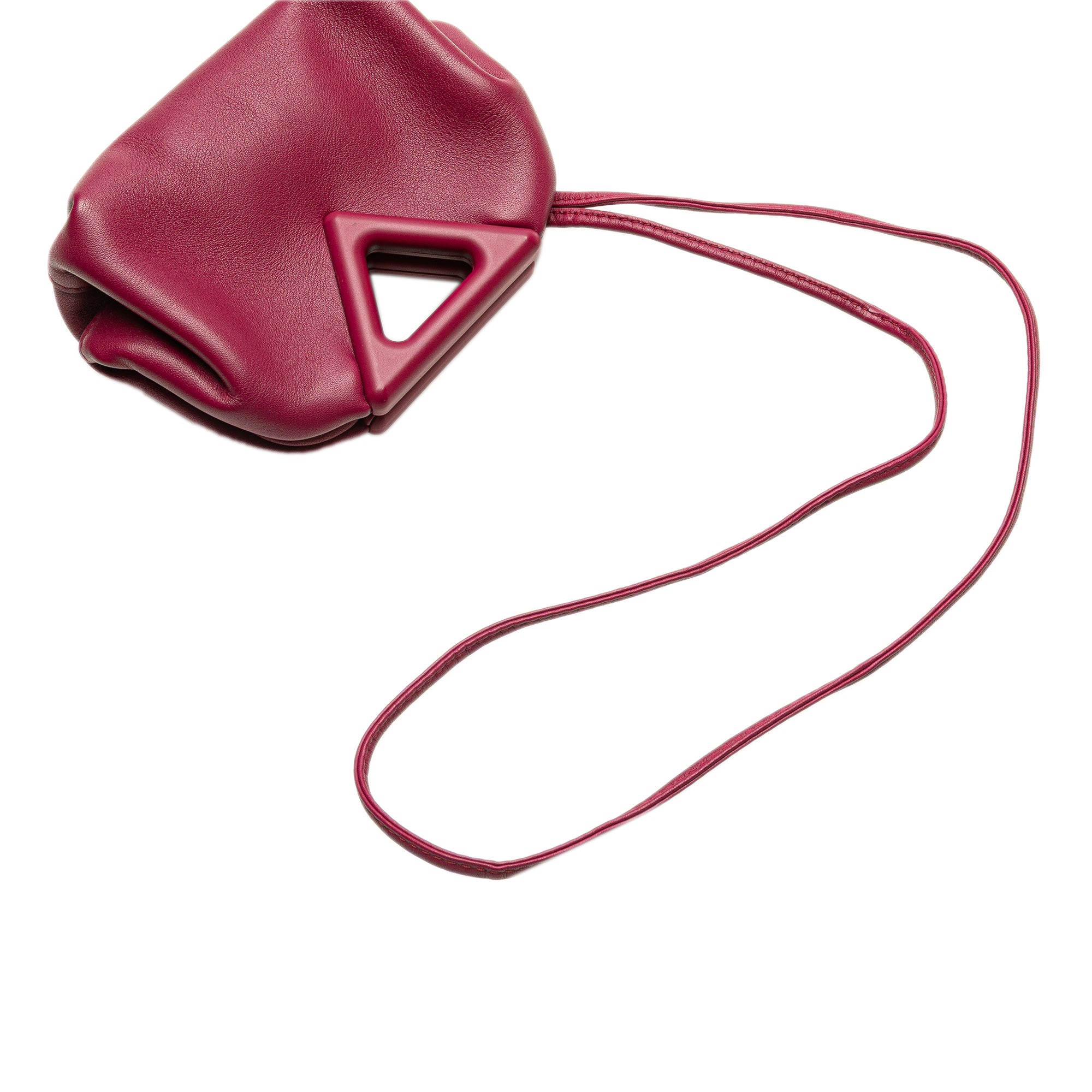 Leather Point Coin Purse Satchel