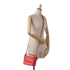 Small Chevron Lambskin Gabrielle Crossbody