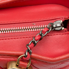 Small Chevron Lambskin Gabrielle Crossbody