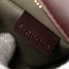 Medium Tricolor Leather Trapeze Satchel