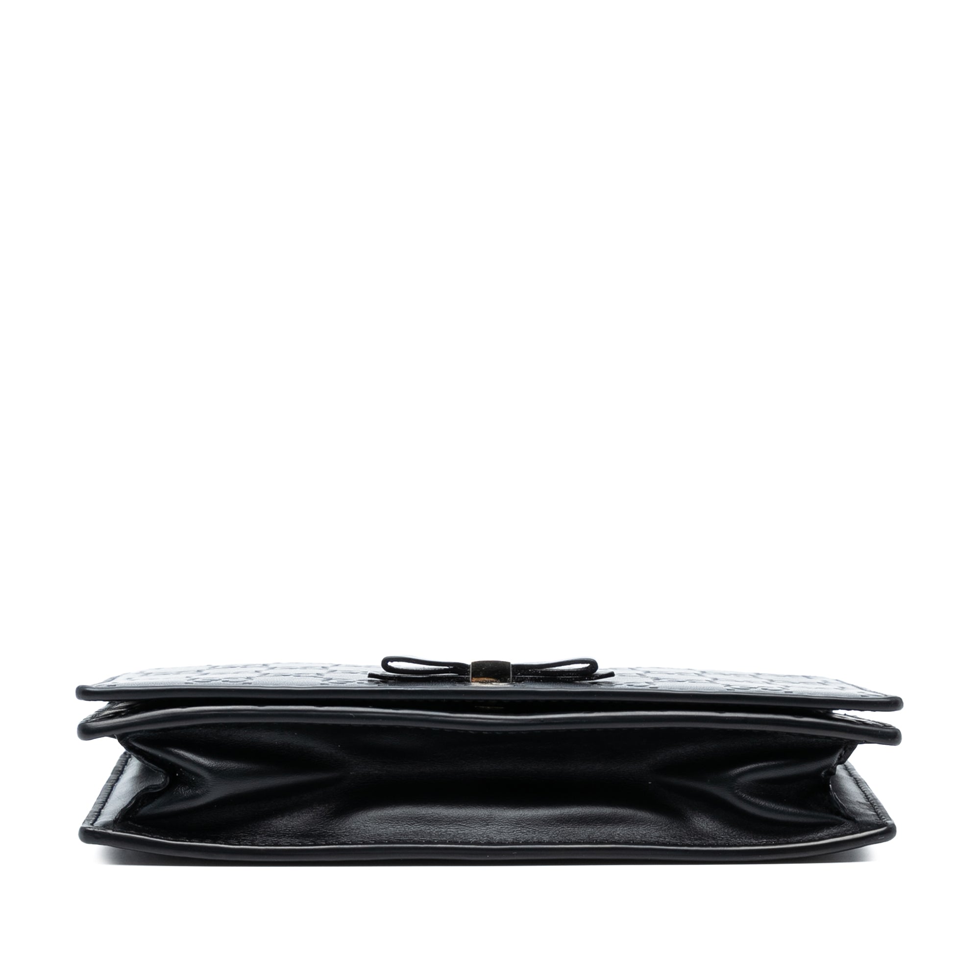 Mini Guccissima Bow Signature Wallet On Chain
