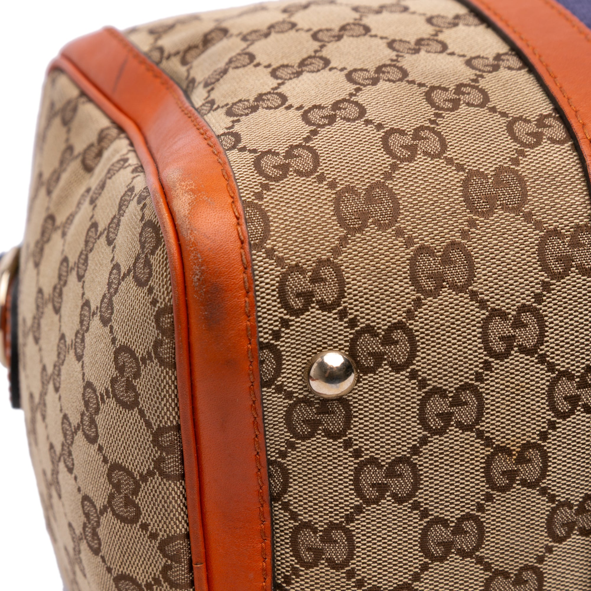 Medium GG Canvas Web Joy Boston Bag