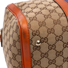 Medium GG Canvas Web Joy Boston Bag