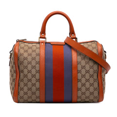 Medium GG Canvas Web Joy Boston Bag