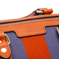 Medium GG Canvas Web Joy Boston Bag