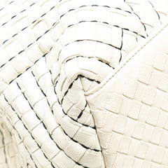 Medium Intrecciato Stitched Double Chain Tote