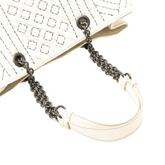 Medium Intrecciato Stitched Double Chain Tote
