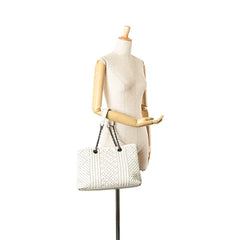 Medium Intrecciato Stitched Double Chain Tote