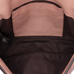 Mini Zucca Embossed Leather Baguette Satchel