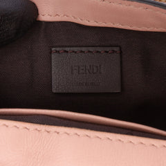 Mini Zucca Embossed Leather Baguette Satchel