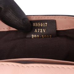 Mini Zucca Embossed Leather Baguette Satchel