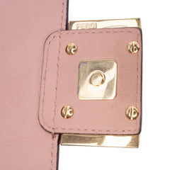 Mini Zucca Embossed Leather Baguette Satchel