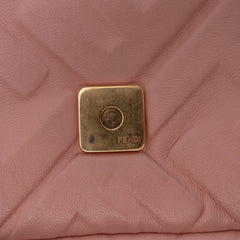 Mini Zucca Embossed Leather Baguette Satchel