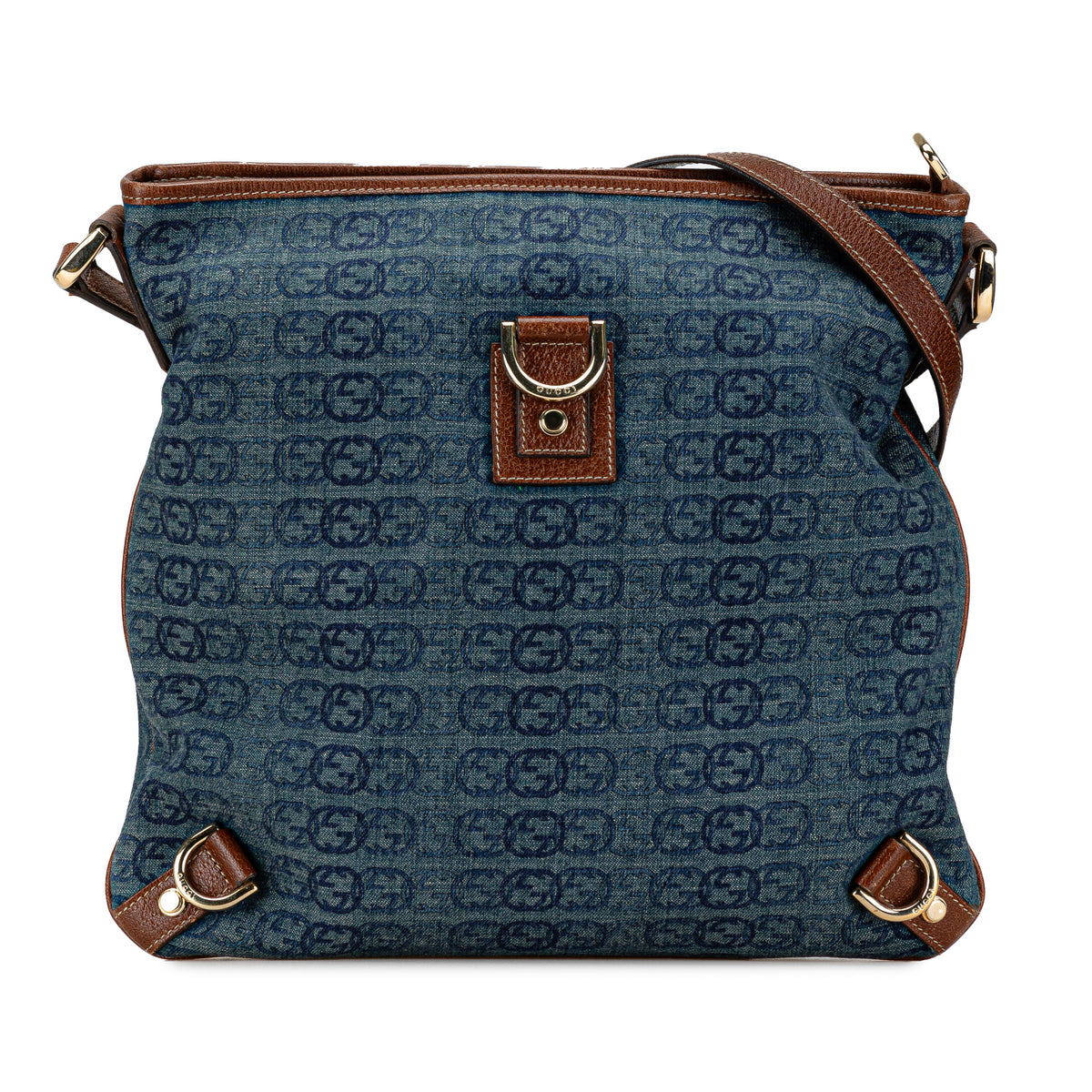 GG Denim Abbey D Ring Crossbody