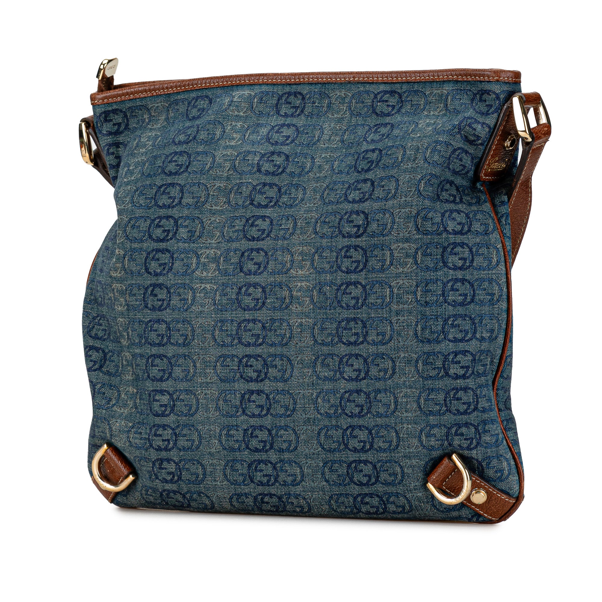 GG Denim Abbey D Ring Crossbody