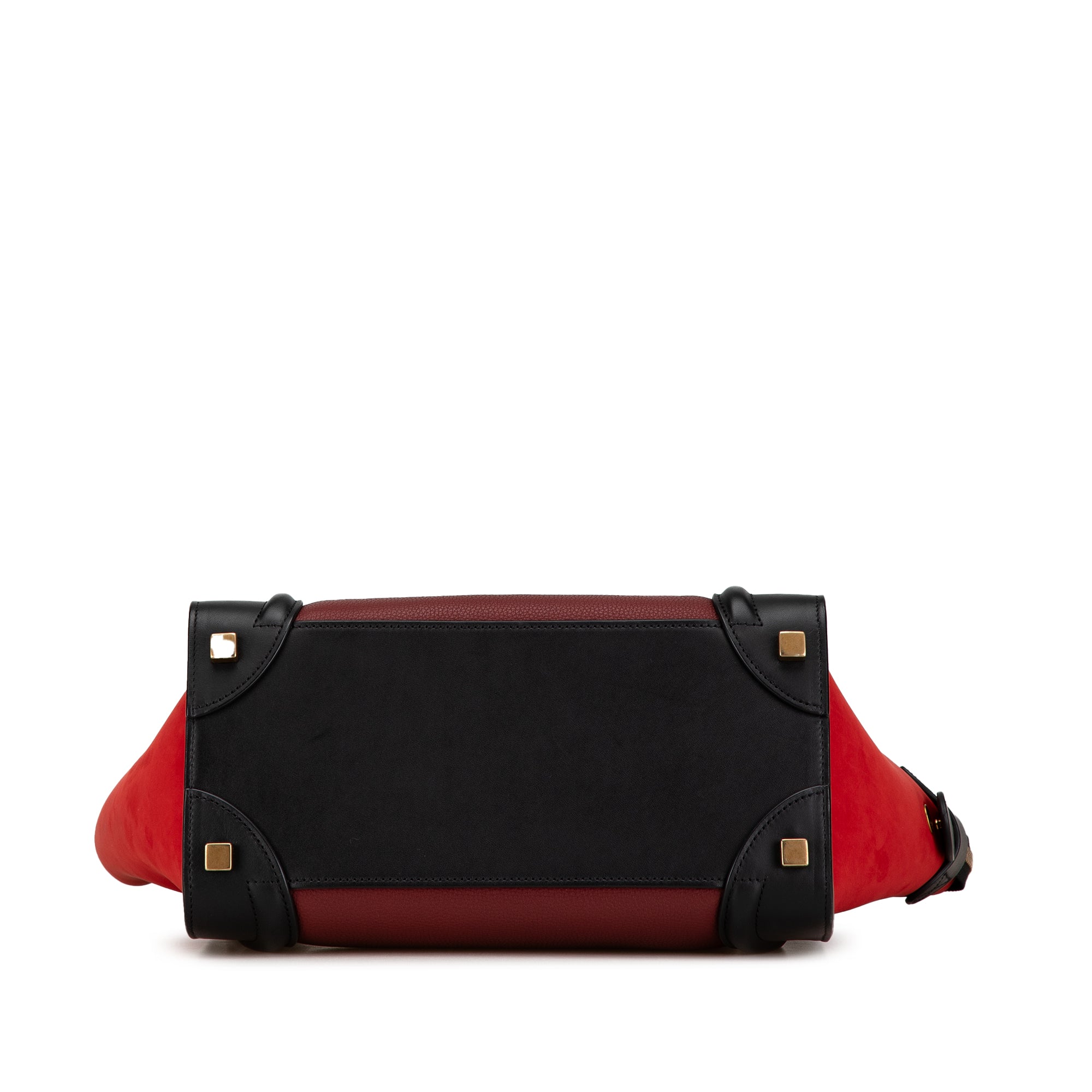 Micro Tricolor Calfskin Luggage Tote
