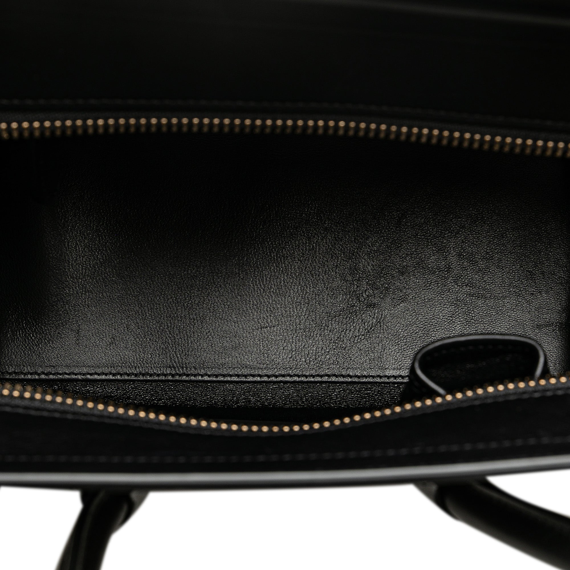 Micro Tricolor Calfskin Luggage Tote