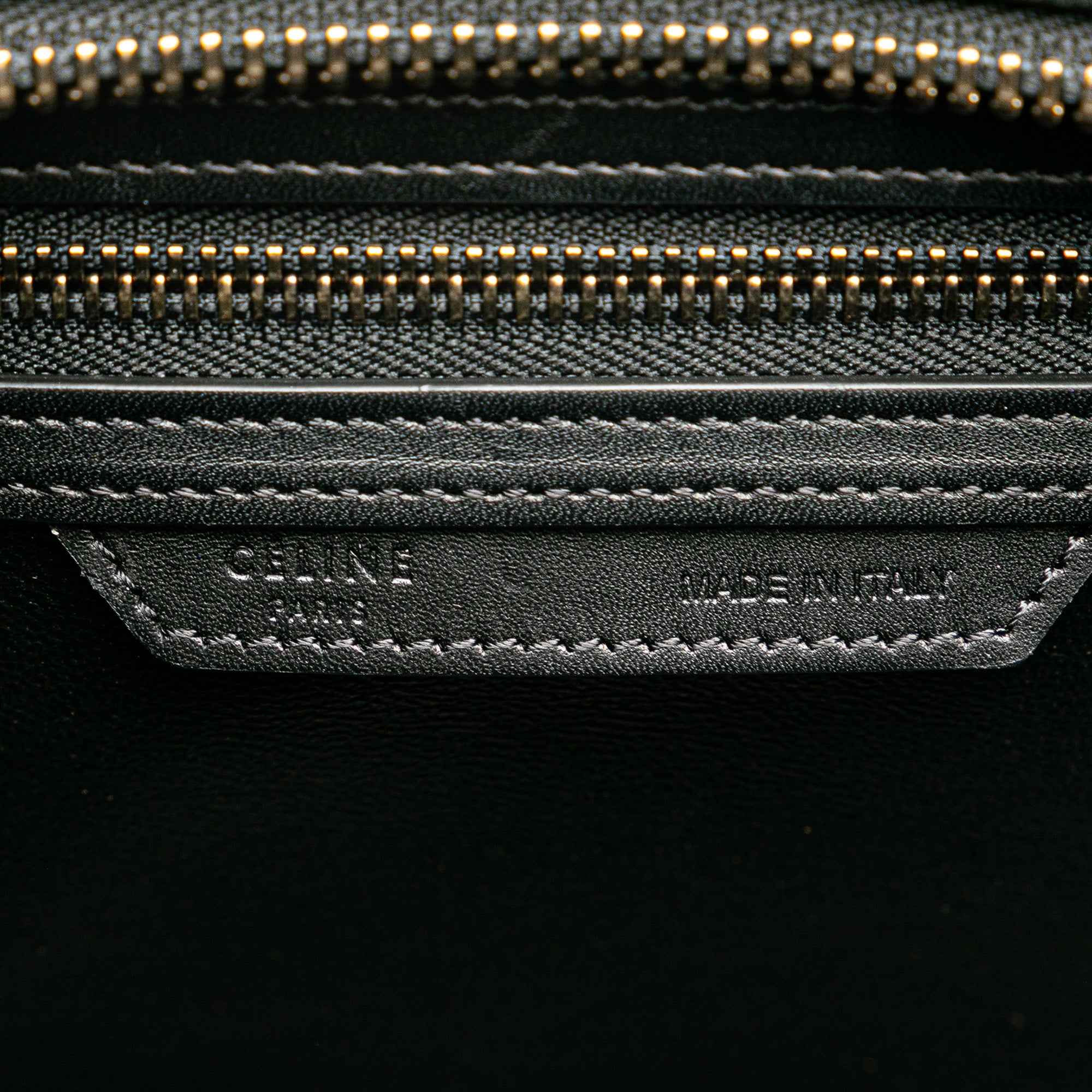 Micro Tricolor Calfskin Luggage Tote