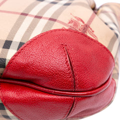 Medium Haymarket Check Coated Canvas Willenmore Hobo