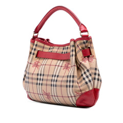 Medium Haymarket Check Coated Canvas Willenmore Hobo