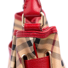 Medium Haymarket Check Coated Canvas Willenmore Hobo