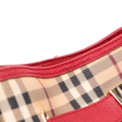 Medium Haymarket Check Coated Canvas Willenmore Hobo