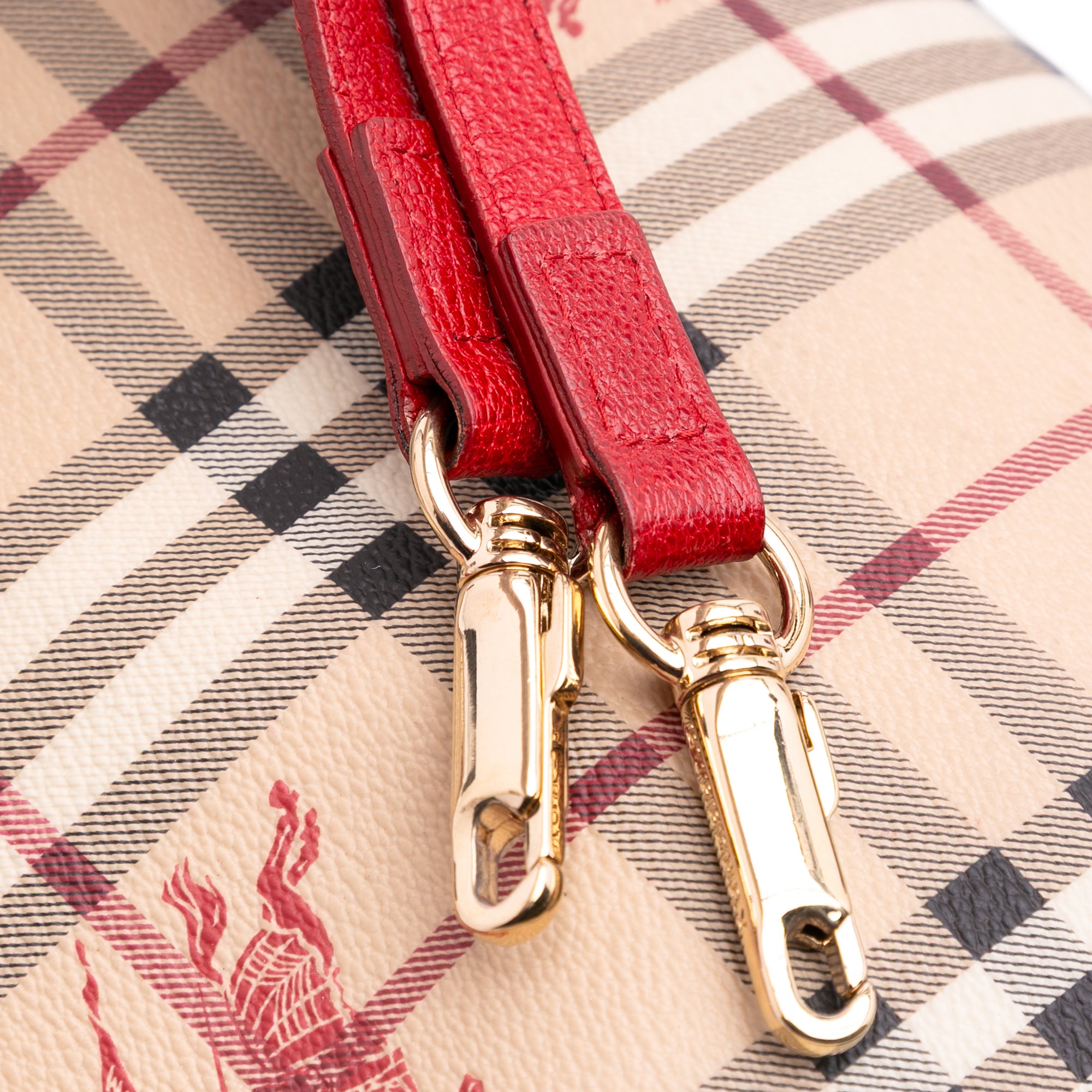 Medium Haymarket Check Coated Canvas Willenmore Hobo
